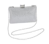 Sparkly Evening Bag - 3 Way Carrying Style, Crystal Clutch Purse