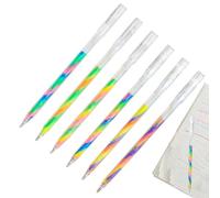 Sparkly Gel Pens - 6 piezas Fine Tip Rainbow Penss, multicolor Writing Set| Soft Grip Colored Pencils For Drawing, Painting, Highlighting, Coloring, Adults Kids Art Students Creative Supplies