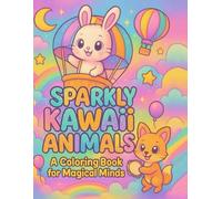 Sparkly Kawaii Animals: A Coloring Book for Magical Minds