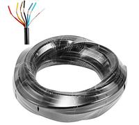 SPARKMOTO 10M Cable de Remolque 7 Polos,Ronda Cable 7 Núcleos de Remolque,Cable para Remolque 7 Hilos,Cable eléctrico 7 Hilos para vehículo,luz de Remolque,LED Pilotos Remolque,Enchufe de Remolque