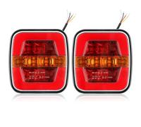 SPARKMOTO 2 x Luz Trasera Remolque Led Homologado 12v 24v, Pilotos Traseros Para Remolques Tractor,Pilotos De Remolque Led Sumergibles 3 Funciones