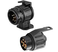 SPARKMOTO Adaptador Enchufe Remolque,Conversor de Conector para Remolque,Caravana,Coche,Adaptador Enganche Remolque 7 a 13 Pines,Adaptador piña Remolque 13 a 7 Pines,convertidor Enchufe Remolque