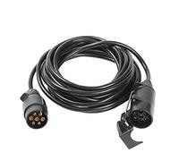 SPARKMOTO Cable Adaptador de extensión de Remolque 7 Pines, 6M Cable Adaptador de extensión Remolque,Adaptador de Cable de extensión de Remolque para Remolque, Caravana, Cumple con la Norma ISO 1724