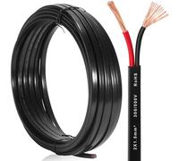 SPARKMOTO Cable de 2 Hilos para Remolque 10M, Cable Plano de 2 núcleos para Pilotos Remolque,80V 48V 24V 12V Cable Luces Remolque 2 Polos,Cable eléctrico para vehículo 2 x 1,5 mm²