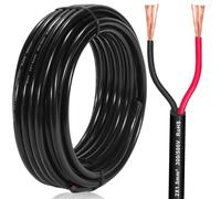 SPARKMOTO Cable de 2 Hilos para Remolque 10M, Cable Redondo de 2 núcleos para Pilotos Remolque,Cable Luces Remolque 2 Polos 12V 24V 48V 80V,Cable eléctrico para vehículo 2 x 1,5 mm²