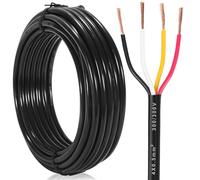 SPARKMOTO Cable de 4 Hilos para Remolque 5M,Cable de 4 núcleos Enchufe de Remolque,Cable Luces Remolque 4 Polos 12V 24V 48V 80V,Cable eléctrico para vehículo 4x0,5 mm²