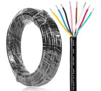 SPARKMOTO Cable de 8 Hilos para Remolque 15M, Cable de 8núcleos Enchufe de Remolque,Cable Pilotos Remolque 8 Polos 12V 24V 48V 80V,Cable eléctrico 8 Polos para vehículo (7x0,5 mm²+1x1 mm²)