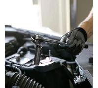 SparkPlug - Llave de vaso de 14 mm/16 mm con junta angular flexible y diseño de pared delgada para bujías de difícil acceso, acero al cromo vanadio 3/8 (16 mm)