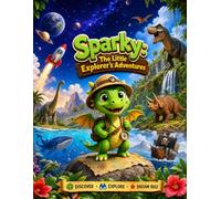 Sparky : the little explorer's adventures: Explore Space, Dinosaurs, Jungles & Oceans with 110+ Pages of Facts, Stories, and Creative Coloring Fun for Kids Ages 6-12