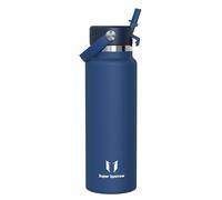Sparrow SwivelSip Botella Termica - Botella Agua Acero Inoxidable Boca Ancha con Pajita - 1.2L - Sin BPA y Antifugas - para Deporte, Gimnasio, Oficina, Yoga, Ciclismo