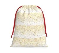 Sparsed Dreamy Stars And Spots - Bolsa de regalo con cordón y cinta roja suave y elegante para Navidad, Halloween, se adapta a tarjetas de caramelos