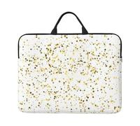 Sparsed Dreamy Stars And Spots - Funda para portátil de 35.6 cm, con asa de transporte y bolsillo para accesorios