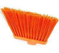 Sparta Cabezal de Escoba Duo-Sweep sin Bandera de 12 Pulgadas, Color Naranja