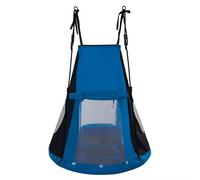 Spartan: Columpio cuna con toldo - 110 cm, azul