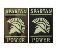 Spartan Power Tactical Moral Patch - Brazalete reflectante infrarrojo para militares, exteriores, equipo de supervivencia - Insignia de camuflaje duradera para combate y uso táctico