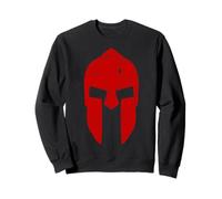 Spartan Warrior Helmet Gym Motivación Esparta Antigua Grecia Sudadera