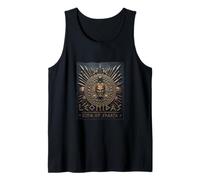 Spartans Leonidas Rey de Esparta Grecia Spartan con Casco Camiseta sin Mangas