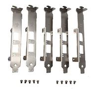 spartshome - 5 Soportes genéricos de Altura Completa con Tornillos de Repuesto para Intel E10G42BTDA X520-DA2 E10G42BFSR X520-SR2 X520-LR2 X710-DA2 JL82599ES E33052-003