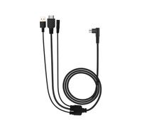 Spaseeba Cable 3 en 1 para monitor HUION para tablet de dibujo gráfico KAMVAS Pro 16 Pro 13 GT-133 y Pro 12 GT-116 con HDMI, alimentación y cables USB