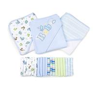 Spasilk 23-Piece Essential - Set de regalo de baño, Azul