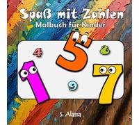 Spaß mit Zahlen: Malbuch für Kinder