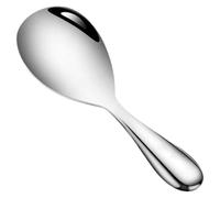 Spatola di riso, cucchiaio di pentola di riso | Cucchiaio di zuppa di metallo in casa | Utensile da cucina al calore della spatola non cutanea per l'uso 'hotel di ristorazione