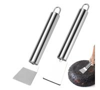 Spátula De Limpieza De Cocina - Pala De Limpieza De Cocina Portátil | Utensilios De Cocción De Raspador A Prueba De Óxido De Servicio Pesado Para La Parrilla De Cocina Barbq Refrigerador