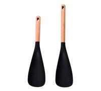 Spatula Spoon, Multi Function Spoon 2x Mango de madera Cuchara de cocción