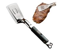 Spatula Tongs For Cooking -11.42x2.56 Inches Stainless Steel Food Gripper Tongs,Griddling Clamp Spatula - For Kitchen Cooking Catering Restaurant Party Picnic Camping Outdoor Grilling Barbecue