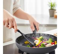 Spatula Turner - Silicone, 12.5x3.1in Grip Utensil Heat-Resistant | Non-Stick Coating Effortless Flipping Tool, Kitchen Cooking Spatula For Residential Kitchens, Apartments, Restaurants