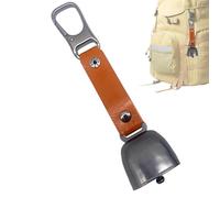 Spaventapasseri Magnetico per Cani, 3 x 3 x 14 cm, Allarme Portatile | Sicurezza Campanello Pelle Con Moschettone Silenziatore, Dispositivo pers Escursionismo Campeggio Arrampicata