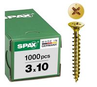 Spax 0/1030/021/3,0/10/ /01 - Tornillo para yeso (acero, 3 millimetros, 3x10mm)
