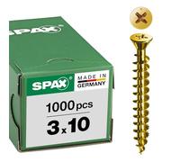 Spax 0/1035/021/3,0/10/ /01 - Tornillo para yeso (acero, 3 millimetros, 3x10mm)