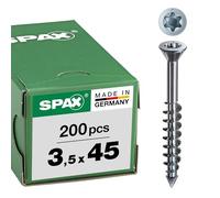 Spax 0/1046/001/3,5/45/ /02 - Tornillo para yeso (acero, 3.5 millimetros, 3,5x45mm)