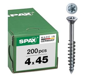 Spax 0/1046/001/4,0/45/ /02 - Tornillo para yeso (acero, 4 millimetros, 4x45mm)
