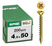 Spax 2102J4.5X50 - Tornillo Aglomerado Bicr Vp3 Abc Spax 4 5X50