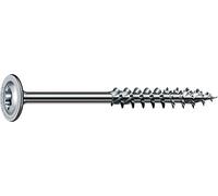 SPAX 251010803205 T-Star Plus 0251020803205-Tornillo para Madera, 8,0 x 320 mm, 50 Unidades, Cabeza de Placa, Rosca Parcial, 4CUT, WIROX A3J, Pieza, Set de 10