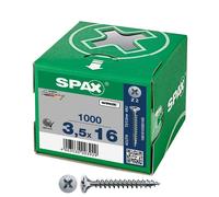Spax International Tornillo ABC CP 3,5 x 16 mm cincado claro 1000 unidades