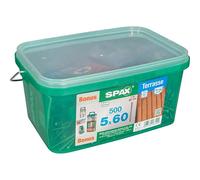 SPAX 5 × 60 mm Terrassenschrauben Set - grün