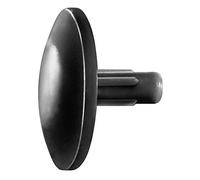 SPAX 5000009900009, Tapones de plástico con taladro en la cabeza, Negro, 500 piezas