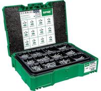 SPAX Box Systainer T-Loc I - Montagekoffer mit Schrauben in 12 Abmessungen zur Aufbewahrung und Transport- 5000009172009 - Caja de instalación con tornillos Dimensiones para almacenamiento, color