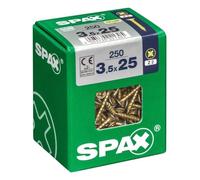 SPAX cab. plana yellox 3,5x25 L 250 uds