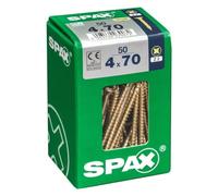 SPAX cab. plana yellox 4x70 L 50 uds