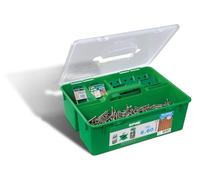 SPAX Green Box 5000009050009 Green Box Terraza 6x60 - Juego profesional de tornillos de terraza para 20-23 m², color verde