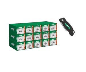SPAX Juego de Tornillos para Madera, Rosca Parcial, T-STAR plus, 5.900