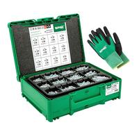 SPAX Maletín de montaje Systainer³ T-Loc - Juego de tornillos con 2.475 tornillos SPAX en 12 medidas, incl. 5 puntas T20 y guantes de trabajo, para artesanos y bricolaje - 8000000294624