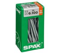 Spax T-Star plus Tornillo universal (Ø x L: 6 x 100 mm, Superficie WIROX, T-Star plus, 30 ud.)