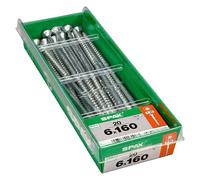 Spax T-Star plus Tornillo universal (Ø x L: 6 x 160 mm, Superficie WIROX, T-Star plus, 20 ud.)