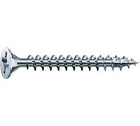 SPAX - Tornillo cincado claro, 4,0 x 45 mm, 500 Unidades
