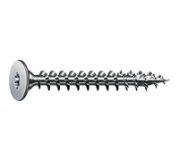 SPAX Tornillo de pared trasera sin lente 4.0 x 25 Torx 20 Wirox plata Contenido: 300 unidades